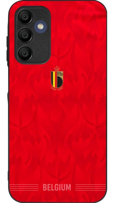 Samsung Galaxy A15 Case Hülle - Silikon schwarz Belgien 2026 personalisierbares Fussballtrikot