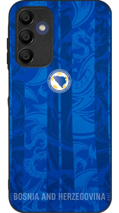 Samsung Galaxy A15 Case Hülle - Silikon schwarz Bosnien und Herzegowina 2026 personalisierbares Fussballtrikot