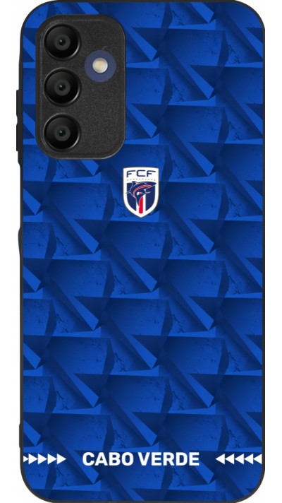 Samsung Galaxy A15 Case Hülle - Silikon schwarz Kap Verde 2026 personalisierbares Fussballtrikot