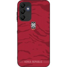 Samsung Galaxy A15 Case Hülle - Silikon schwarz Südkorea 2026 personalisierbares Fussballtrikot