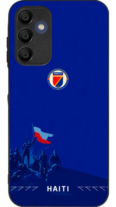Samsung Galaxy A15 Case Hülle - Silikon schwarz Haiti 2026 personalisierbares Fussballtrikot