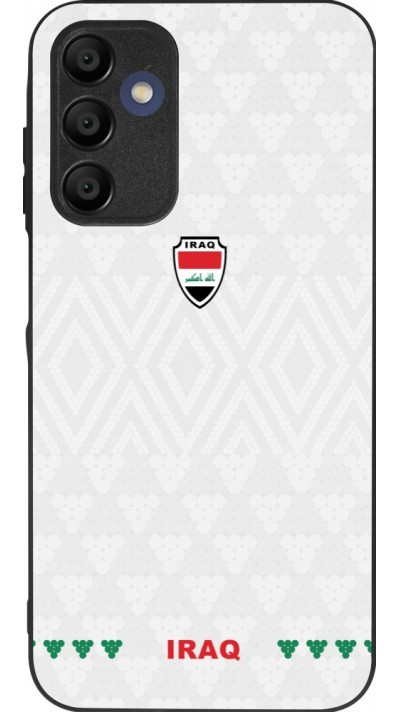 Samsung Galaxy A15 Case Hülle - Silikon schwarz Irak 2026 personalisierbares Fussballtrikot