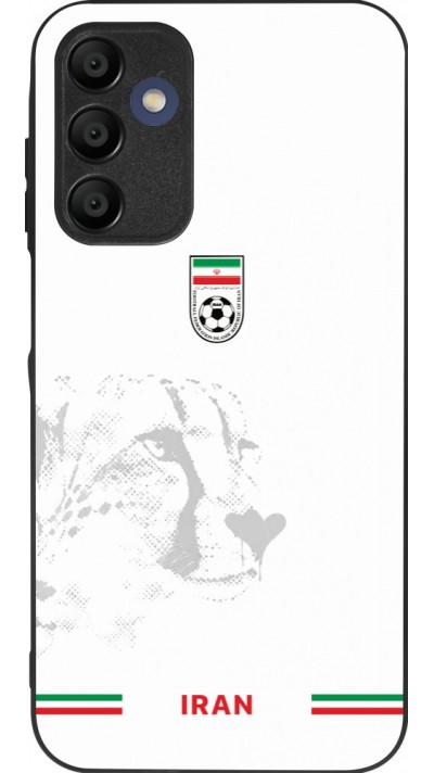 Samsung Galaxy A15 Case Hülle - Silikon schwarz Iran 2026 personalisierbares Fussballtrikot