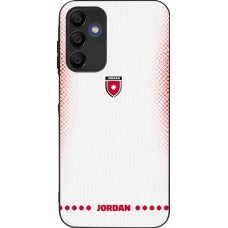 Samsung Galaxy A15 Case Hülle - Silikon schwarz Jordanien 2026 personalisierbares Fussballtrikot