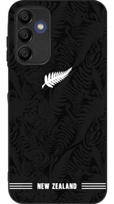 Samsung Galaxy A15 Case Hülle - Silikon schwarz Neuseeland 2026 personalisierbares Fussballtrikot