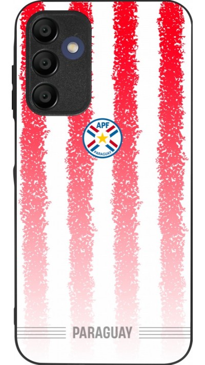 Samsung Galaxy A15 Case Hülle - Silikon schwarz Paraguay 2026 personalisierbares Fussballtrikot