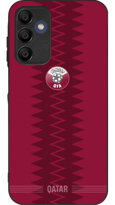Samsung Galaxy A15 Case Hülle - Silikon schwarz Qatar 2026 personalisierbares Fussballtrikot
