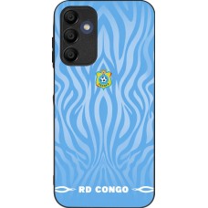 Samsung Galaxy A15 Case Hülle - Silikon schwarz Demokratische Republik Kongo 2026 personalisierbares Fussballtrikot