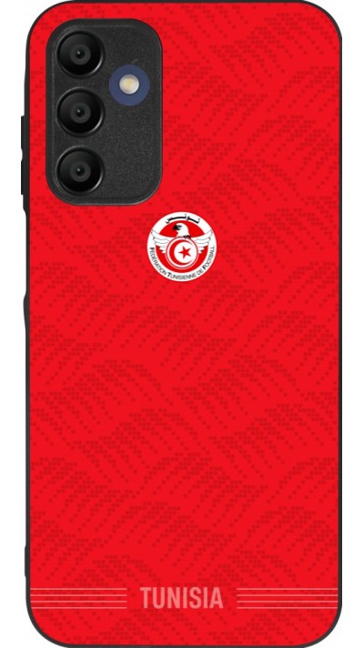 Samsung Galaxy A15 Case Hülle - Silikon schwarz Tunesien 2026 personalisierbares Fussballtrikot