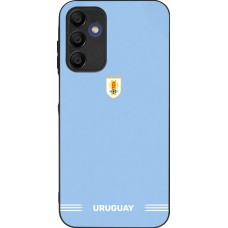 Samsung Galaxy A15 Case Hülle - Silikon schwarz Uruguay 2026 personalisierbares Fussballtrikot
