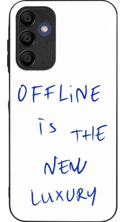 Samsung Galaxy A15 Case Hülle - Silikon schwarz Offline is the new luxury