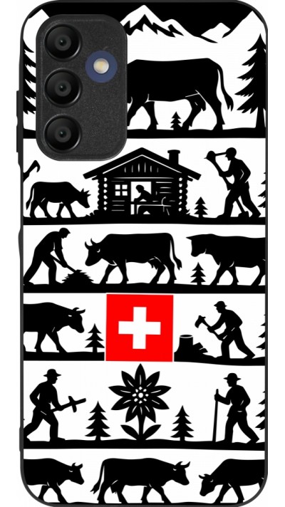 Samsung Galaxy A15 Case Hülle - Silikon schwarz Poya Schweiz 1