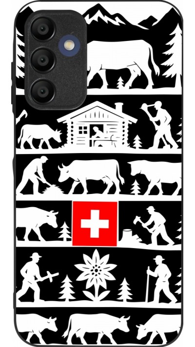 Samsung Galaxy A15 Case Hülle - Silikon schwarz Poya Schweiz 1 schwarz