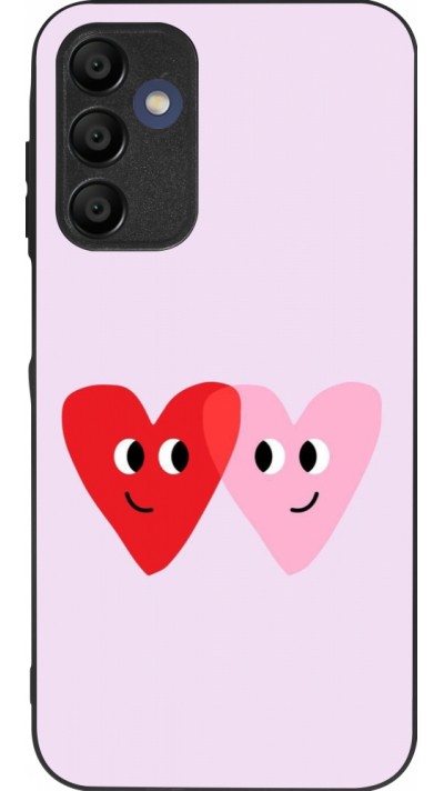 Samsung Galaxy A15 Case Hülle - Silikon schwarz Saint Valentines Day 26 Heart