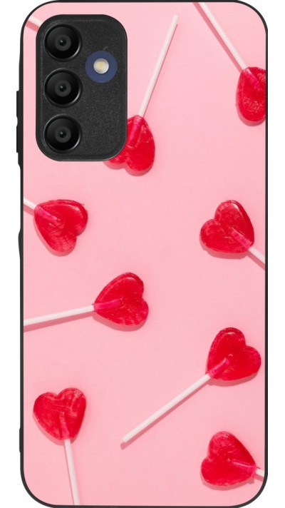 Samsung Galaxy A15 Case Hülle - Silikon schwarz Saint Valentines Day 26 Lollipop