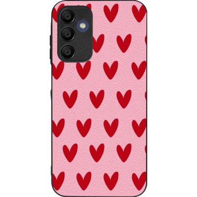Samsung Galaxy A15 Case Hülle - Silikon schwarz Saint Valentines Day 26 Pattern heart