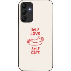 Samsung Galaxy A15 Case Hülle - Silikon schwarz Saint Valentines Day 26 Self love self care