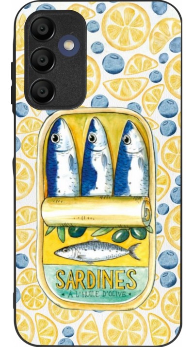 Samsung Galaxy A15 Case Hülle - Silikon schwarz Sardines in oil 2026