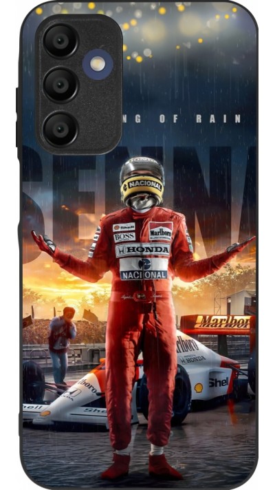 Samsung Galaxy A15 Case Hülle - Silikon schwarz Senna The King of Rain