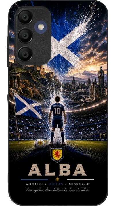 Samsung Galaxy A15 Case Hülle - Silikon schwarz Fussball Schottland splash 2026