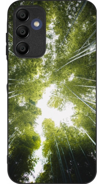 Samsung Galaxy A15 Case Hülle - Silikon schwarz Spring 23 forest blue sky