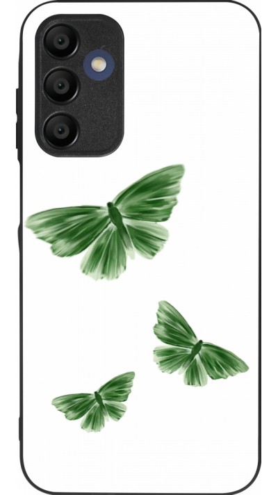 Samsung Galaxy A15 Case Hülle - Silikon schwarz Butterflies 2026