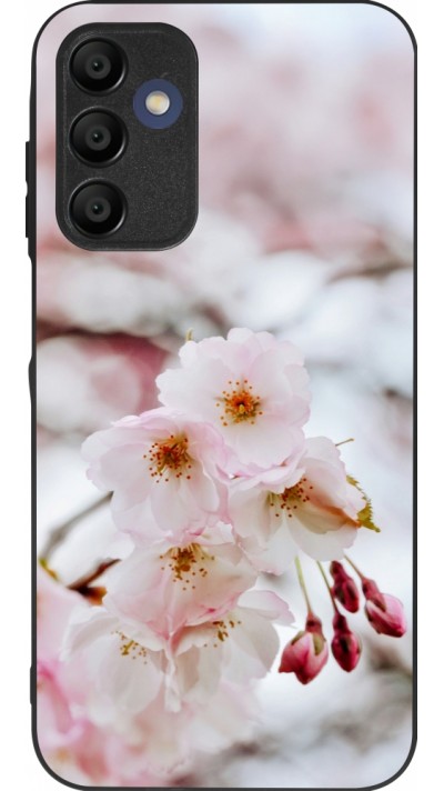 Samsung Galaxy A15 Case Hülle - Silikon schwarz Cherry tree 2026