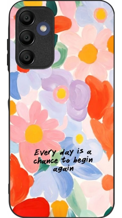 Samsung Galaxy A15 Case Hülle - Silikon schwarz Every day is a chance 2026