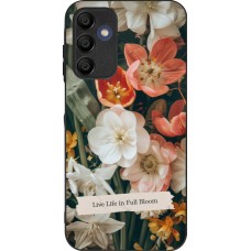 Samsung Galaxy A15 Case Hülle - Silikon schwarz Full Bloom 2026