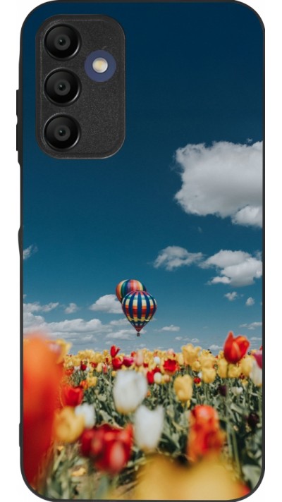 Samsung Galaxy A15 Case Hülle - Silikon schwarz Hot air balloon 2026