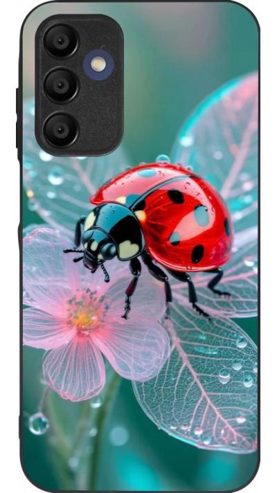 Samsung Galaxy A15 Case Hülle - Silikon schwarz Ladybird in bloom 2026