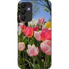 Samsung Galaxy A15 Case Hülle - Silikon schwarz Tulips 2026
