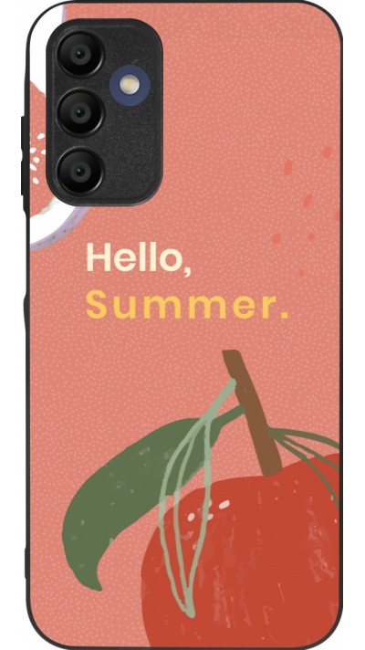 Samsung Galaxy A15 Case Hülle - Silikon schwarz Summer 2025 Hello summer