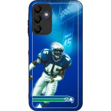Samsung Galaxy A15 Case Hülle - Silikon schwarz Super Bowl 26 Seattle 1