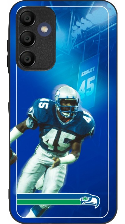 Samsung Galaxy A15 Case Hülle - Silikon schwarz Super Bowl 26 Seattle 1
