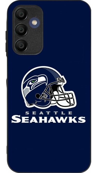 Samsung Galaxy A15 Case Hülle - Silikon schwarz Super Bowl 26 Seattle 3