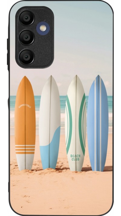 Samsung Galaxy A15 Case Hülle - Silikon schwarz Summer surfboard 2025