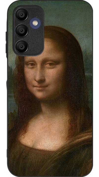 Coque Samsung Galaxy A15 - Silicone rigide noir Tableau art - La Joconde - Léonard de Vinci