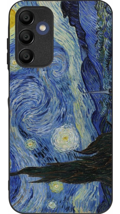 Coque Samsung Galaxy A15 - Silicone rigide noir Tableau art - La Nuit étoilée - Van Gogh