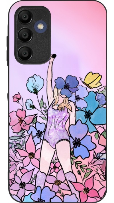 Samsung Galaxy A15 Case Hülle - Silikon schwarz Taylor Swift Sketch - Pink