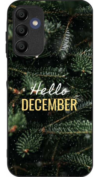 Samsung Galaxy A15 Case Hülle - Silikon schwarz Winter 25 Winter hello december
