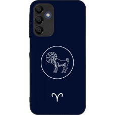 Samsung Galaxy A16 Case Hülle - Silikon schwarz Astrologie Widder