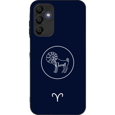 Samsung Galaxy A16 Case Hülle - Silikon schwarz Astrologie Widder