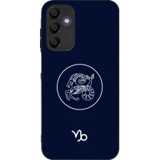 Samsung Galaxy A16 Case Hülle - Silikon schwarz Astrologie Steinbock