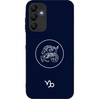 Samsung Galaxy A16 Case Hülle - Silikon schwarz Astrologie Steinbock
