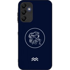 Samsung Galaxy A16 Case Hülle - Silikon schwarz Astrologie Wassermann