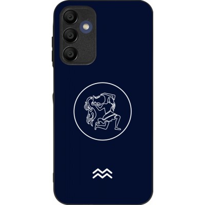 Samsung Galaxy A16 Case Hülle - Silikon schwarz Astrologie Wassermann