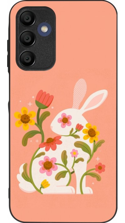 Samsung Galaxy A16 Case Hülle - Silikon schwarz Easter 2026 Rabbit collage