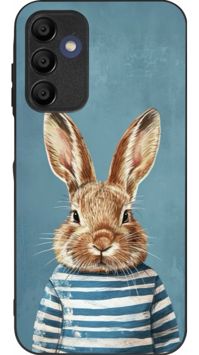 Samsung Galaxy A16 Case Hülle - Silikon schwarz Easter 2026 Rabbit navy