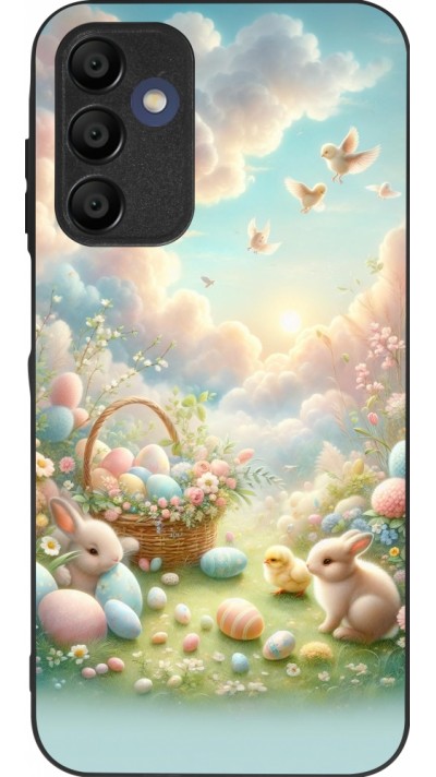 Samsung Galaxy A16 Case Hülle - Silikon schwarz Ostern 2025 Pastell Ostern